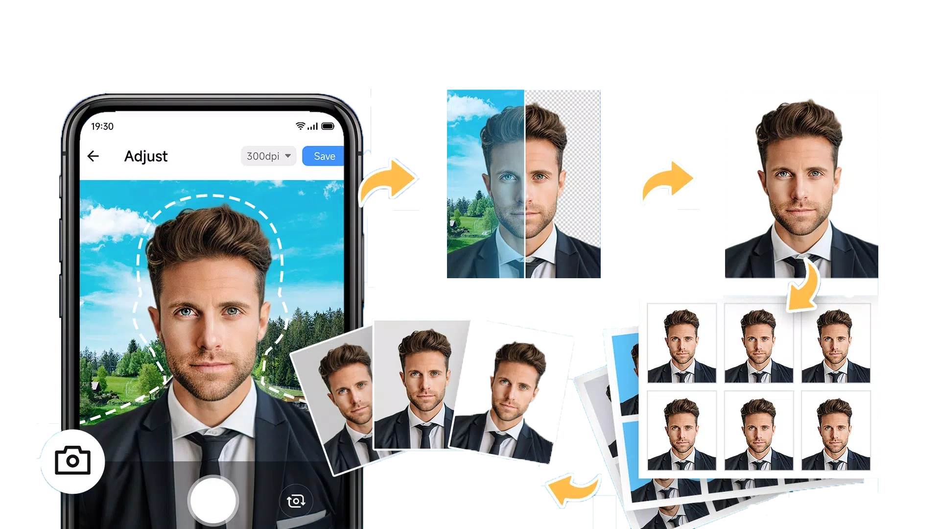 Example of perfect ID photo