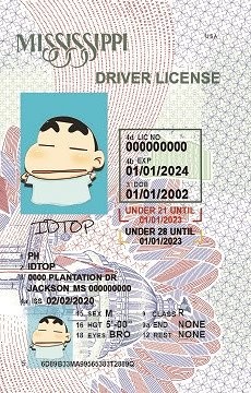 1.U21-MISSISSIPPI - Premium Scannable ID