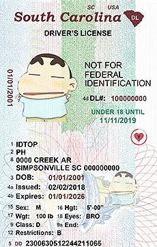 1.U21-SOUTH-CAROLINA - Premium Scannable ID