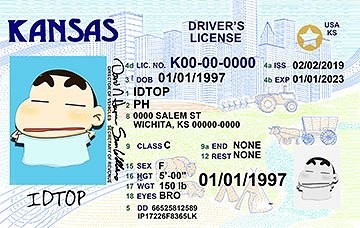 KANSAS - Premium Scannable ID