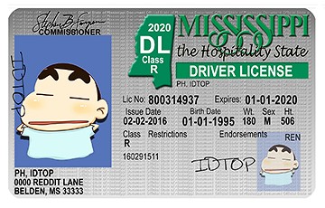 MISSISSIPPI - Premium Scannable ID