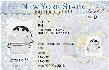 NEW-YORK - Premium Scannable ID