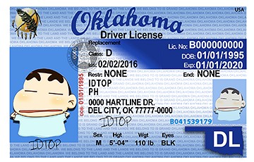 Oklahoma - Premium Scannable ID