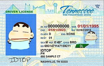 TENNESSEE - Premium Scannable ID
