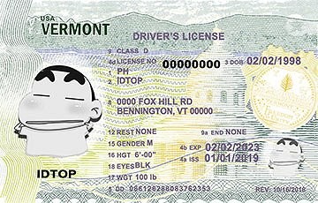 VERMONT - Premium Scannable ID