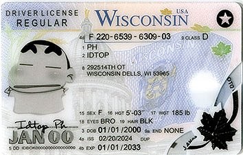 Wisconsin-New 2024 - Premium Scannable ID