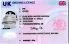 Medium Size United Kingdom UK - High Quality Scannable ID