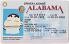 Small Size United States ALABAMA - View 2 - High Quality Scannable ID