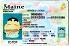 Small Size United States MAINE - View 2 - High Quality Scannable ID