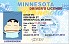 Small Size United States MINNESOTA - View 1 - High Quality Scannable ID