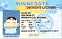 Medium Size United States MINNESOTA - High Quality Scannable ID