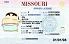 Medium Size United States MISSOURI - High Quality Scannable ID