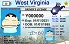 Medium Size United States WEST VIRGINIA - High Quality Scannable ID